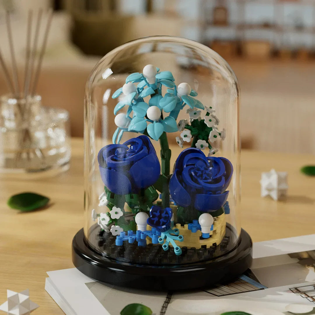 Flower wonder in a glass