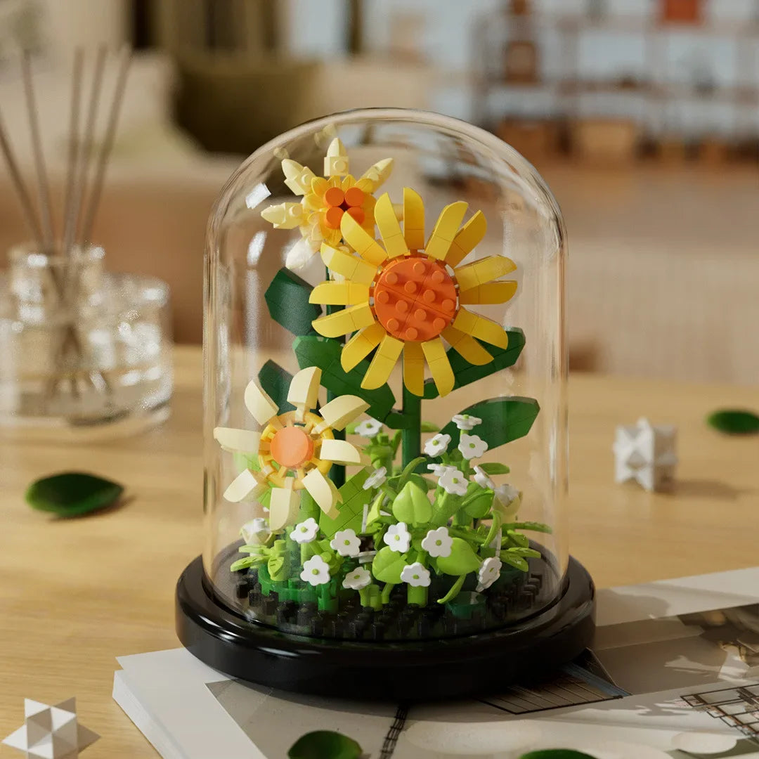 Flower wonder in a glass