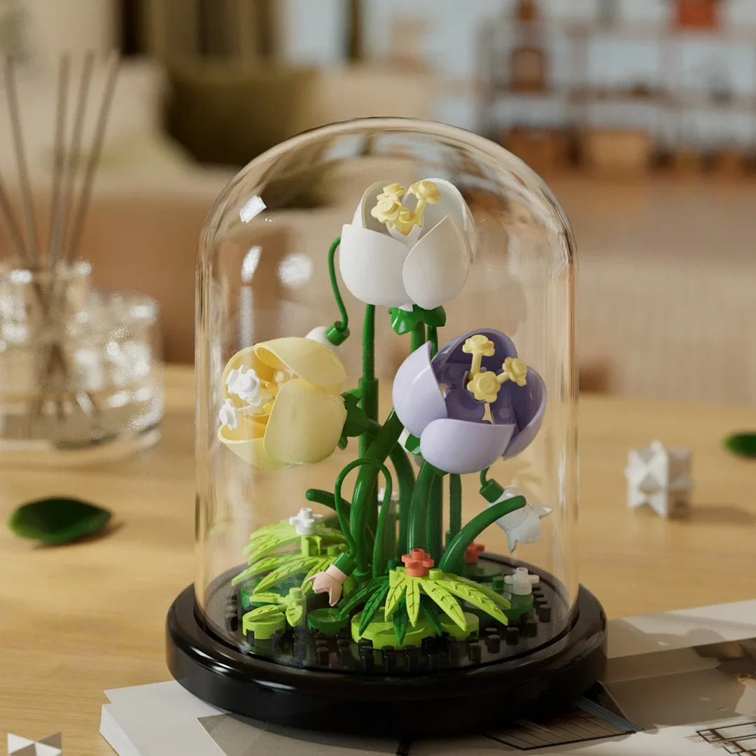 Flower wonder in a glass